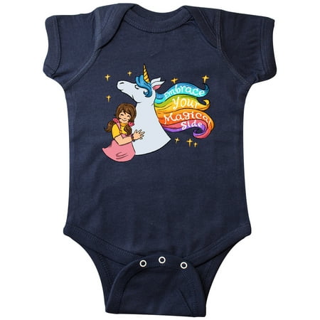 Inktastic Embrace Your Magical Side Girl Hugging A Unicorn Gift Baby Boy or Baby Girl Bodysuit
Inktastic Embrace Your Magical Side Girl Hugging A Unicorn Gift Baby Boy or Baby Girl Bodysuit