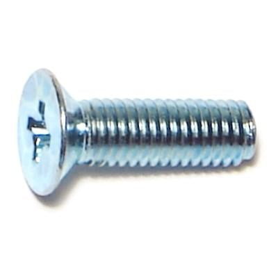 5mm-0.8 x 16mm Zinc Plated Class 4.8 Steel Coarse Thread Phillips Flat Head Machine Screws
5mm-0.8 x 16mm Zinc Plated Class 4.8 Steel Coarse Thread Phillips Flat Head Machine Screws