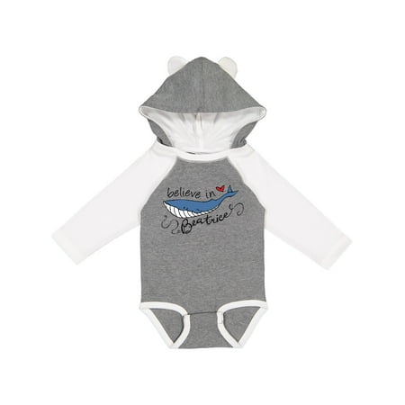 Inktastic Believe In Beatrice the whale Gift Baby Boy or Baby Girl Long Sleeve Bodysuit
Inktastic Believe In Beatrice the whale Gift Baby Boy or Baby Girl Long Sleeve Bodysuit