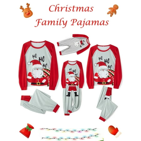 Matching Christmas Family Pajamas Sets Xmas Santa Claus Print Holiday Sleepwear Xmas PJS Set Loungewear Outfits
Matching Christmas Family Pajamas Sets Xmas Santa Claus Print Holiday Sleepwear Xmas PJS Set Loungewear Outfits
