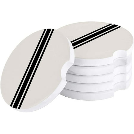 KXMDXA Farmhouse Style Black Stripes Set of 2 Car Coaster for Drinks Absorbent Ceramic Stone Coasters Cup Mat with Cork Base for Home Kitchen Room Coffee Table Bar Decor
KXMDXA Farmhouse Style Black Stripes Set of 2 Car Coaster for Drinks Absorbent Ceramic Stone Coasters Cup Mat with Cork Base for Home Kitchen Room Coffee Table Bar Decor