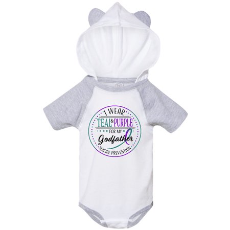 Inktastic Suicide Prevention- I Wear Teal and Purple for My Godfather Gift Baby Boy or Baby Girl Bodysuit
Inktastic Suicide Prevention- I Wear Teal and Purple for My Godfather Gift Baby Boy or Baby Girl Bodysuit
