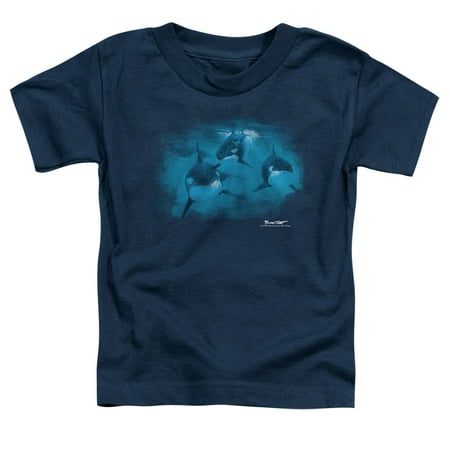 Wildlife - Pod Of Orcas - Toddler Short Sleeve Shirt - 2T