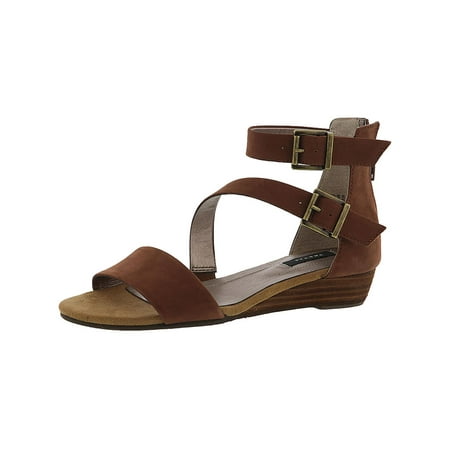 Array Womens Daytona Nubuck Demi Wedge Strap Sandals