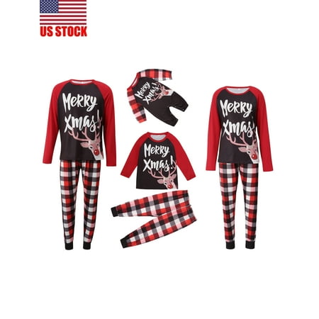 Sunisery Christmas Pajamas for Family Pjs Matching Sets Classic Printed Plaid Sleepwear Set for Women/Men/Kids/Baby
Sunisery Christmas Pajamas for Family Pjs Matching Sets Classic Printed Plaid Sleepwear Set for Women/Men/Kids/Baby