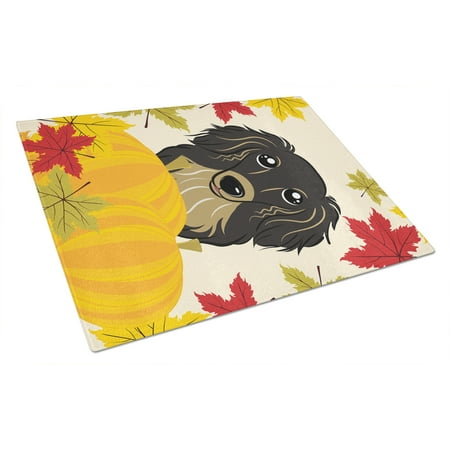 Caroline s Treasures Longhair Black and Tan Dachshund Thanksgiving Glass Cutting Board Large
Caroline s Treasures Longhair Black and Tan Dachshund Thanksgiving Glass Cutting Board Large