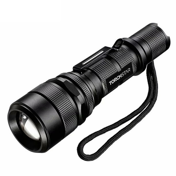 TORCHSTAR LED Rechargeable Flashlight, Aluminum IP65 Strategic Flashlight