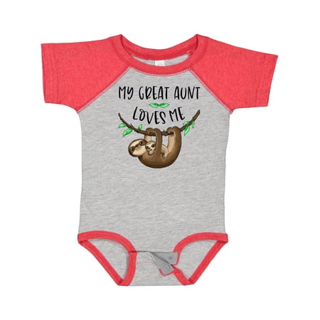 Inktastic My Great Aunt Loves Me Cute Sloth and Baby Gift Baby Boy or Baby Girl Bodysuit
Inktastic My Great Aunt Loves Me Cute Sloth and Baby Gift Baby Boy or Baby Girl Bodysuit