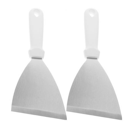 NUOLUX 2pcs Kitchen Stainless Steel Pizza Shovel Spatula Fried Shovel Kitchen Cooking Gadget for Home (Small Size Bevel Shovel White + Silver)
NUOLUX 2pcs Kitchen Stainless Steel Pizza Shovel Spatula Fried Shovel Kitchen Cooking Gadget for Home (Small Size Bevel Shovel White + Silver)