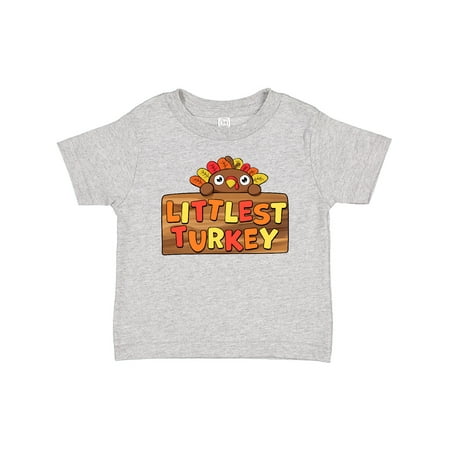 Inktastic Littlest Turkey Cute Baby Turkey Gift Baby Boy or Baby Girl T-Shirt