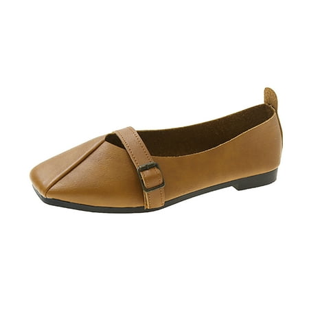 fvwitlyh Long Slip Ladies Fashion Solid Color Leather Belt Buckle Shallow Soft Sole Flat Casual Shoes Women Flats Shoes High Flats
fvwitlyh Long Slip Ladies Fashion Solid Color Leather Belt Buckle Shallow Soft Sole Flat Casual Shoes Women Flats Shoes High Flats
