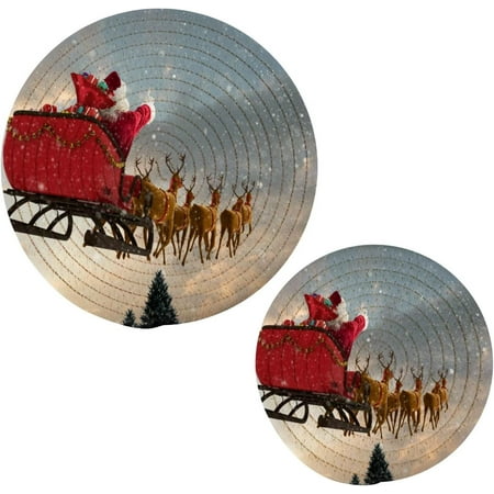 GZHJMY Santa Claus Trivets Pot Holders Set of 2 Hot Pads Table Mats Placemats Set for Cooking and Baking Cotton Braided Hot Pads 7.09 +9.45
GZHJMY Santa Claus Trivets Pot Holders Set of 2 Hot Pads Table Mats Placemats Set for Cooking and Baking Cotton Braided Hot Pads 7.09 +9.45