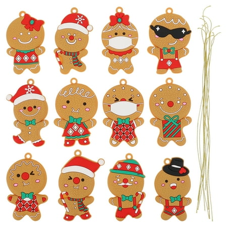 12pcs Christmas Gingerbread Man Pendants Christmas Tree Pendants Xmas Decors
12pcs Christmas Gingerbread Man Pendants Christmas Tree Pendants Xmas Decors