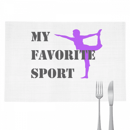 Like Sports Fitness Balanced Body Building Placemat Pad Kitchen Woven Heat Resistant Cushion Rectangle
Like Sports Fitness Balanced Body Building Placemat Pad Kitchen Woven Heat Resistant Cushion Rectangle