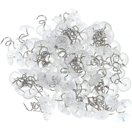 Plastic Head Pin for Upholstery Slipcovers and Bedskirts (100 Pieces) Home Tool Set