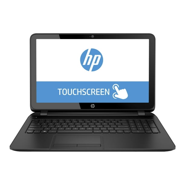 HP 15-f222wm - Pentium N3540 / 2.16 GHz - Win 10 Home 64-bit - 4 GB RAM - 500 GB HDD - DVD SuperMulti - 15.6" touchscreen 1366 x 768 (HD) - HD Graphics - HP finish in black - kbd: US