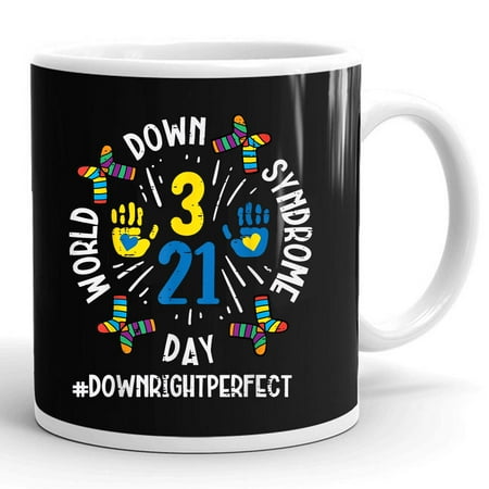 World Down Syndrome Day March 21 Awareness Support Gift Ceramic Mug 11oz (White;11oz)
World Down Syndrome Day March 21 Awareness Support Gift Ceramic Mug 11oz (White;11oz)