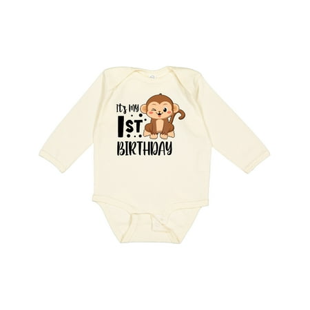 Inktastic Monkey Its My 1st Birthday Gift Baby Boy or Baby Girl Long Sleeve Bodysuit
Inktastic Monkey Its My 1st Birthday Gift Baby Boy or Baby Girl Long Sleeve Bodysuit
