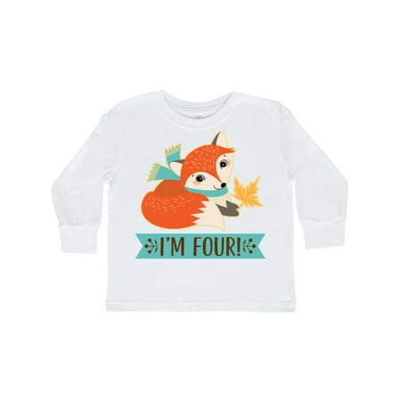 Inktastic 4th Birthday Fox 4 Year Old Gift Toddler Boy or Toddler Girl Long Sleeve T-Shirt
Inktastic 4th Birthday Fox 4 Year Old Gift Toddler Boy or Toddler Girl Long Sleeve T-Shirt