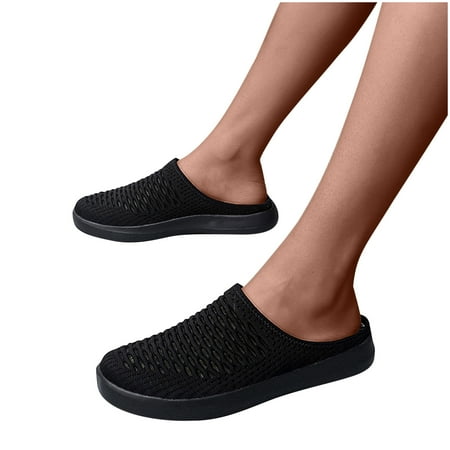 Midsumdr Cushionaire Sandals Women s Solid Color Comfort Casual Daily Closed Toe Platform Mesh Half Slippers Flats Shoes Sandals for Men and Women
Midsumdr Cushionaire Sandals Women s Solid Color Comfort Casual Daily Closed Toe Platform Mesh Half Slippers Flats Shoes Sandals for Men and Women