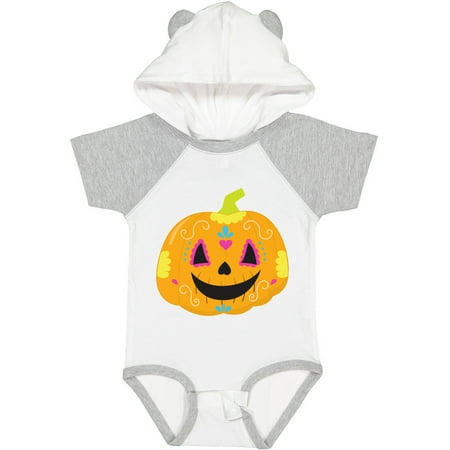 Inktastic Sugar Skull Pumpkin Gift Baby Boy or Baby Girl Bodysuit