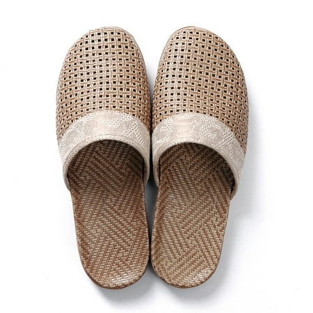LSFYSZD Women Men Anti-Slip Linen Slippers Rattan Grass Couple Comfortable and Breathable Beach Sandals
LSFYSZD Women Men Anti-Slip Linen Slippers Rattan Grass Couple Comfortable and Breathable Beach Sandals