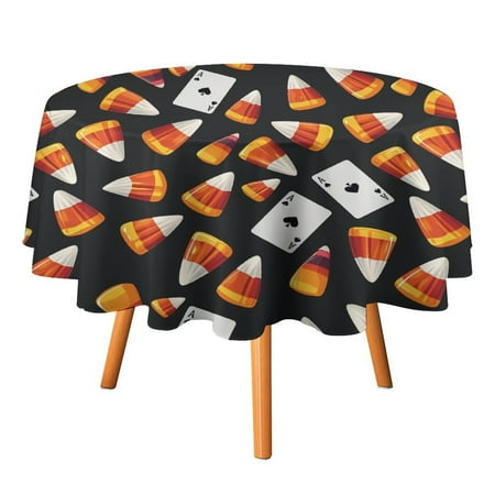 JINGDS Bright Candy Corn Poker Cards-9 Round Table Cloth Halloween Tablecloth Thanksgiving Day Table Cloth Round Cover Circle Tablecloth for Halloween Thanksgiving Fall Party
JINGDS Bright Candy Corn Poker Cards-9 Round Table Cloth Halloween Tablecloth Thanksgiving Day Table Cloth Round Cover Circle Tablecloth for Halloween Thanksgiving Fall Party