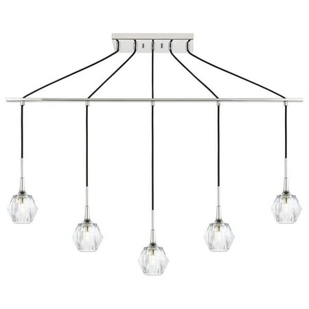 Woodbridge Lighting Regent Park 5-Light Hexagonal Glass Linear Pendant in Chrome
Woodbridge Lighting Regent Park 5-Light Hexagonal Glass Linear Pendant in Chrome