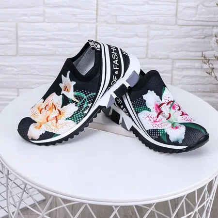 Women‘s Floral Printed Breathable Running Shoes Slip-on Fashion Shoes Women‘s Footwear
Women‘s Floral Printed Breathable Running Shoes Slip-on Fashion Shoes Women‘s Footwear