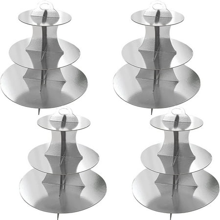 Cardboard Cake Stand Dome 3-Tier Cupcake Holder Dessert Tower for 24 Cupcakes for Birthday Afternoon Tea
Cardboard Cake Stand Dome 3-Tier Cupcake Holder Dessert Tower for 24 Cupcakes for Birthday Afternoon Tea