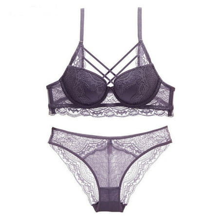 fanshao Women Sexy Crossing String Padded Bra Brassiere Low Rise Briefs Underwear Set
fanshao Women Sexy Crossing String Padded Bra Brassiere Low Rise Briefs Underwear Set
