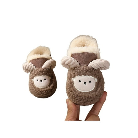 Tenmix Children Snow Boot Faux Fur Warm Shoes Plush Lined Winter Slip On Slipper Booties School Fluffy Comfort Fuzzy Slippers Brown 5C
Tenmix Children Snow Boot Faux Fur Warm Shoes Plush Lined Winter Slip On Slipper Booties School Fluffy Comfort Fuzzy Slippers Brown 5C