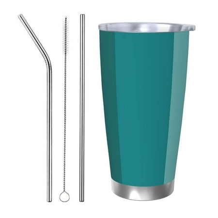 Susaid Teal Color Print 20oz Car Cup Insulated Coffee Cup Fully Spill Proof Travel Coffee Mug Stainless Steel Tumbler for Work Home Outdoor Car-Straw Three-piece Set
Susaid Teal Color Print 20oz Car Cup Insulated Coffee Cup Fully Spill Proof Travel Coffee Mug Stainless Steel Tumbler for Work Home Outdoor Car-Straw Three-piece Set