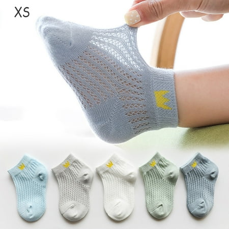 5 Pairs Baby Summer Socks Kids Soft Mesh Ultra Thin Socks Non-slip Super Cute Design with Elastic Ankle
5 Pairs Baby Summer Socks Kids Soft Mesh Ultra Thin Socks Non-slip Super Cute Design with Elastic Ankle