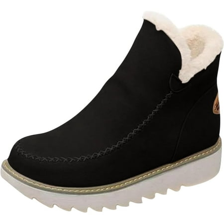 Thick-Soled Solid Color Warm Suede Snow Boots for Women Women s Retro Cotton Boots Home Large Size Cotton Shoes Women s Boots
Thick-Soled Solid Color Warm Suede Snow Boots for Women Women s Retro Cotton Boots Home Large Size Cotton Shoes Women s Boots
