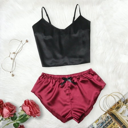PAXLYH Women s Underwear Sexy See-Through Pajamas Thin Satin Seductive Pajamas Clothes
PAXLYH Women s Underwear Sexy See-Through Pajamas Thin Satin Seductive Pajamas Clothes