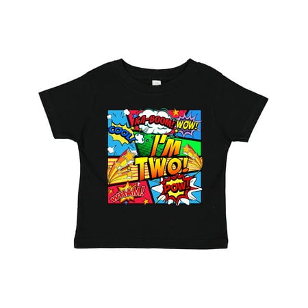 Inktastic I m Two Comic Book Gift Toddler Boy or Toddler Girl T-Shirt