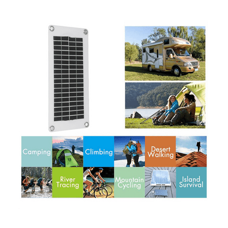 30W Solar Panel USB Waterproof Outdoor Camping Portable Cells Battery Solar Phone Charger Plate Car Yacht
30W Solar Panel USB Waterproof Outdoor Camping Portable Cells Battery Solar Phone Charger Plate Car Yacht