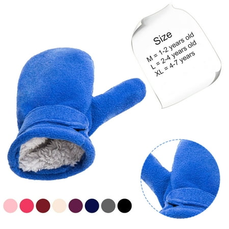 Biplut Infant Gloves Thick Fastener Tape Autumn Winter Toddler Boys Girls Adjustable Plush Gloves for Outdoor
Biplut Infant Gloves Thick Fastener Tape Autumn Winter Toddler Boys Girls Adjustable Plush Gloves for Outdoor