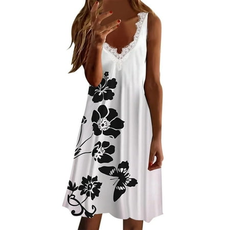 Women s Summer Casual T Shirt Tank Dresses Sleeveless Swing Dress Beach Boho Mini Dresses
Women s Summer Casual T Shirt Tank Dresses Sleeveless Swing Dress Beach Boho Mini Dresses