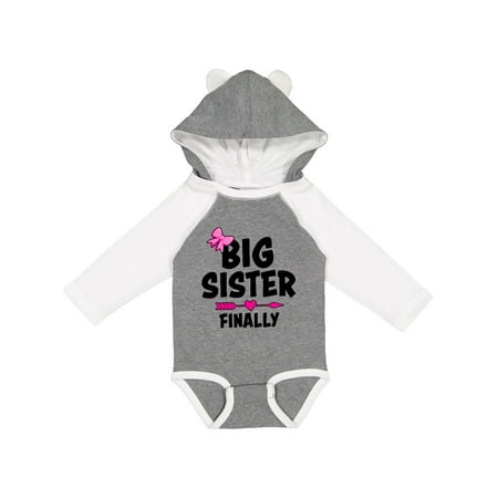 Inktastic Big Sister Finally with Bow and Arrow Gift Baby Girl Long Sleeve Bodysuit
Inktastic Big Sister Finally with Bow and Arrow Gift Baby Girl Long Sleeve Bodysuit