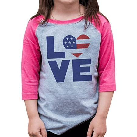 7 ate 9 Apparel Girls Patriotic 4th of July Shirt - USA Love Flag Pink Shirt 18 Months
7 ate 9 Apparel Girls Patriotic 4th of July Shirt - USA Love Flag Pink Shirt 18 Months