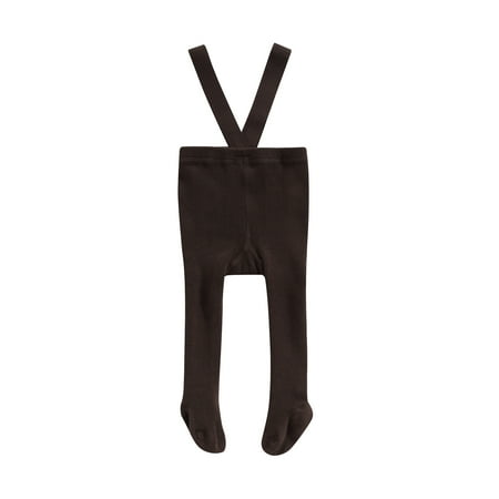 Sunisery Toddler Baby Suspender Overall Pantyhose Solid Color High Waist Ribbed Knit Tights Infant Spring Autumn Leggings Brown 0-12 Months
Sunisery Toddler Baby Suspender Overall Pantyhose Solid Color High Waist Ribbed Knit Tights Infant Spring Autumn Leggings Brown 0-12 Months