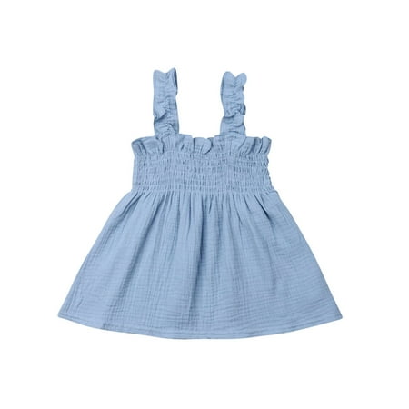Canrulo Toddler Baby Girls Sleeveless Summer Tutu Dress Halter Princess Casual Dress Blue 18-24 Months
Canrulo Toddler Baby Girls Sleeveless Summer Tutu Dress Halter Princess Casual Dress Blue 18-24 Months