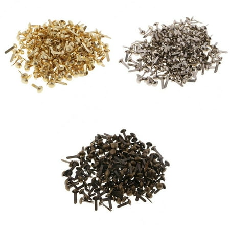 600pcs Mini Decorative Round Head Split Pins Metal Brads Paper Fasteners For Paper Craft Office Stationery
600pcs Mini Decorative Round Head Split Pins Metal Brads Paper Fasteners For Paper Craft Office Stationery