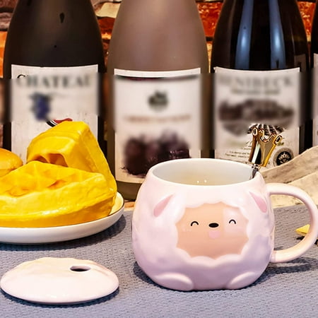 LANGM Ceramic Mug Lamb Shape Ceramic Coffee Mug Embossed 13oz Spoon Ceramic Mug Set Perfect for Birthdays Women s Gifts Warm Home Gifts
LANGM Ceramic Mug Lamb Shape Ceramic Coffee Mug Embossed 13oz Spoon Ceramic Mug Set Perfect for Birthdays Women s Gifts Warm Home Gifts