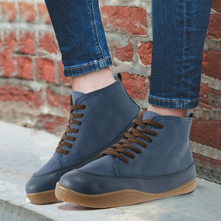wofedyo ankle boots for women Ladies Retro Fashion Colorblock Leather Round Toe Lace Up Flat Casual Short Boots black ankle boots for women
wofedyo ankle boots for women Ladies Retro Fashion Colorblock Leather Round Toe Lace Up Flat Casual Short Boots black ankle boots for women