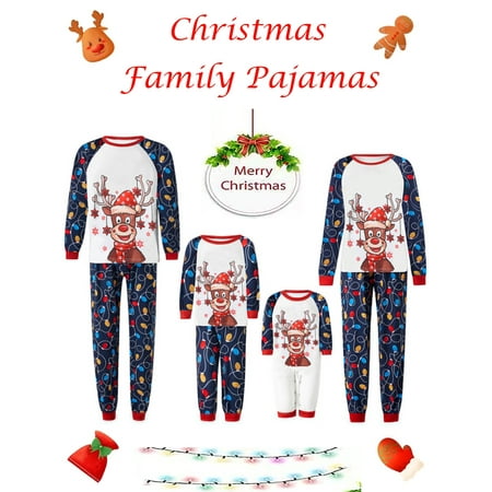 Family Christmas PJs Matching Sets Elk Reindeer Print Xmas Pajamas for Couples Kids Holiday Sleepwear Jammies
Family Christmas PJs Matching Sets Elk Reindeer Print Xmas Pajamas for Couples Kids Holiday Sleepwear Jammies