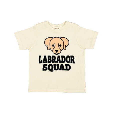 Inktastic Dog Golden Labrador Squad Gift Toddler Boy or Toddler Girl T-Shirt