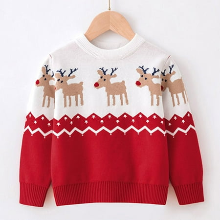 FZM Christmas Toddler Boys Girls Christmas Cartoon Deer Winter Warm Knitted Sweater Long Sleeve Xmas Tops Knitwear Cardigan Coat
FZM Christmas Toddler Boys Girls Christmas Cartoon Deer Winter Warm Knitted Sweater Long Sleeve Xmas Tops Knitwear Cardigan Coat